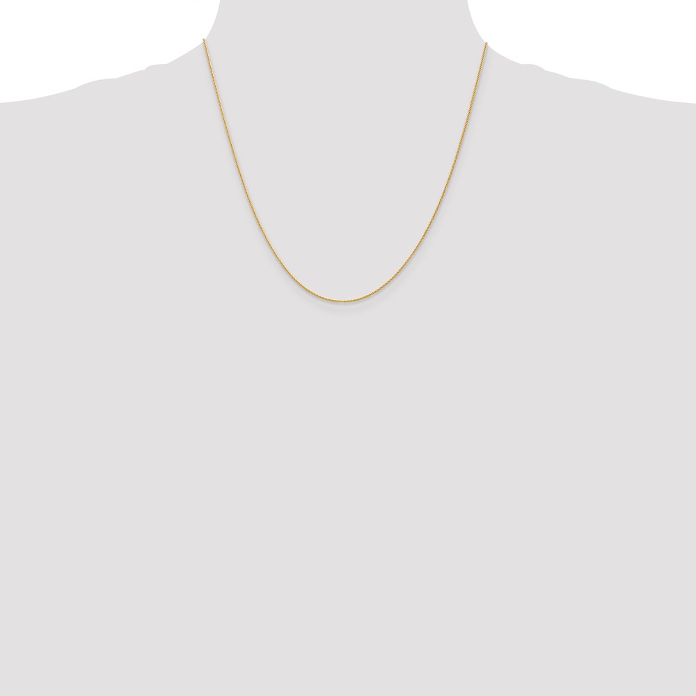 14k 20 inch 1mm Parisian Wheat with Lobster Clasp Chain (PEN264-20)