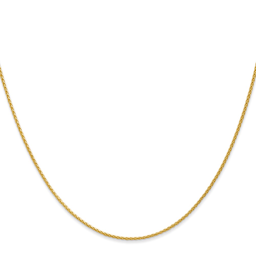 14k 18 inch 1.2mm Parisian Wheat with Lobster Clasp Chain (PEN265-18)
