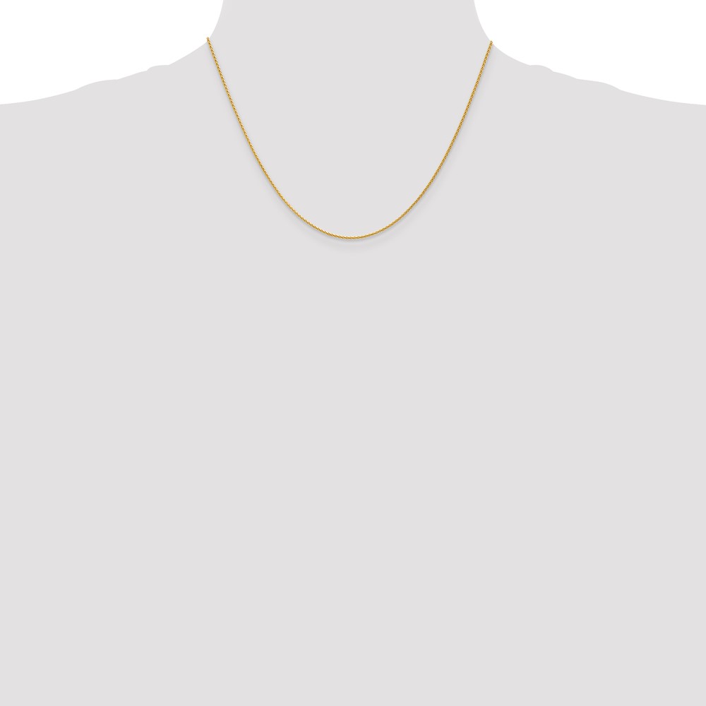 14k 18 inch 1.2mm Parisian Wheat with Lobster Clasp Chain (PEN265-18)