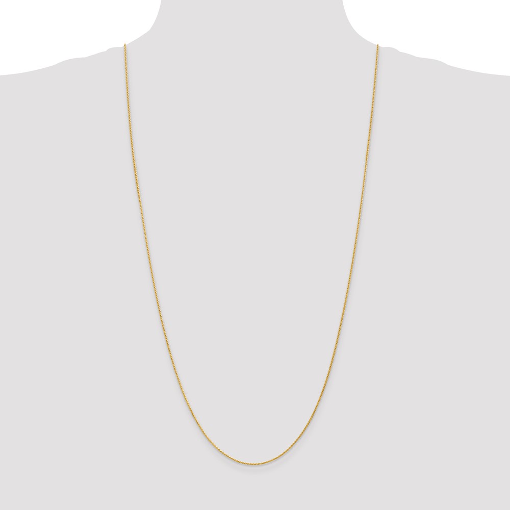 14k 30 inch 1.2mm Parisian Wheat with Lobster Clasp Chain (PEN265-30)