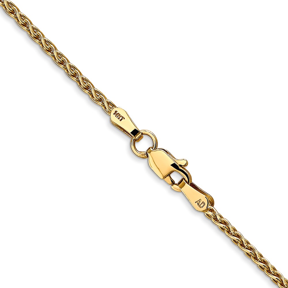 14k 14 inch 1.75mm Parisian Wheat with Lobster Clasp Chain (PEN267-14)