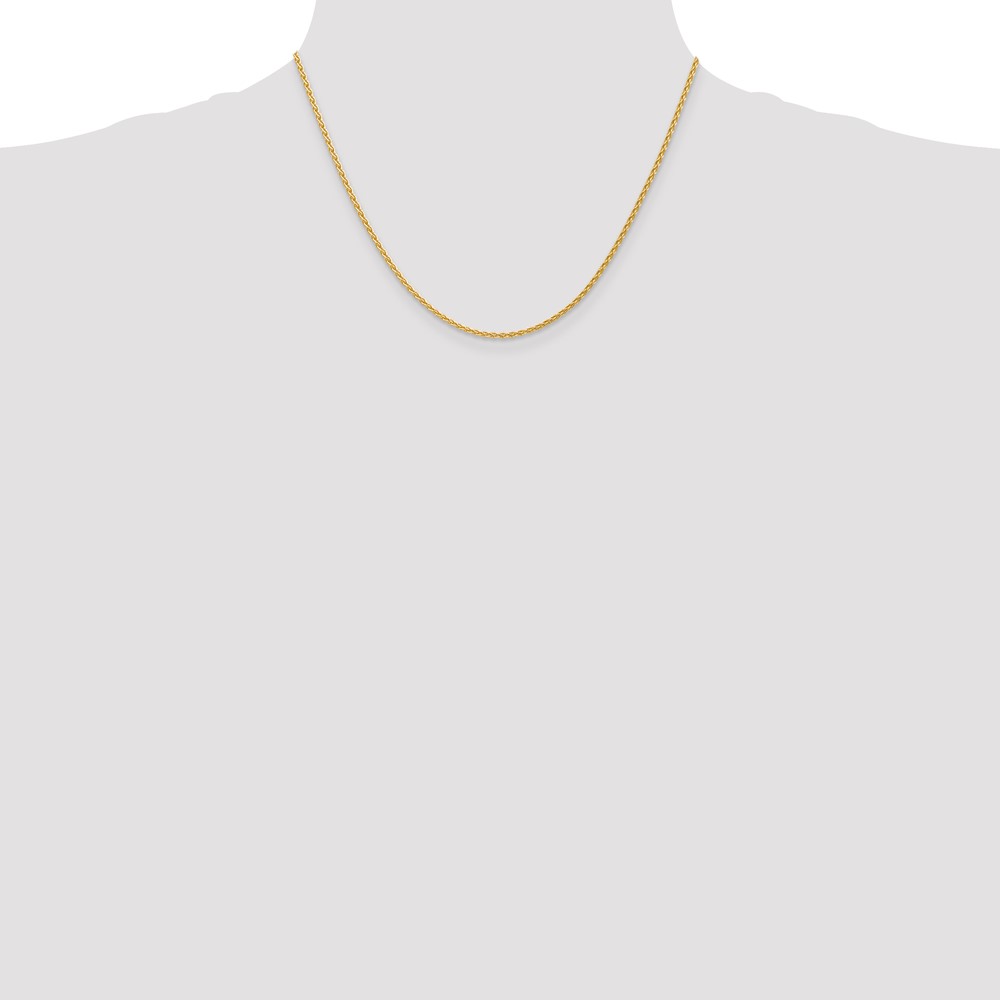 14k 18 inch 1.75mm Parisian Wheat with Lobster Clasp Chain (PEN267-18)