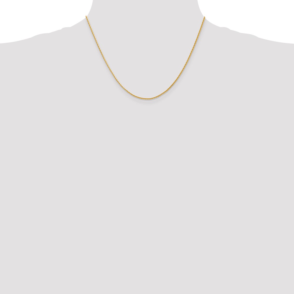 14K 18 inch 1.5mm Diamond-cut Parisian Wheat with Lobster Clasp Chain (PEN276-18)