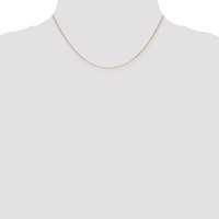 14K.7mm Yellow Gold Round Parisian Wheat Chain with Lobster Clasp, 16" view 4