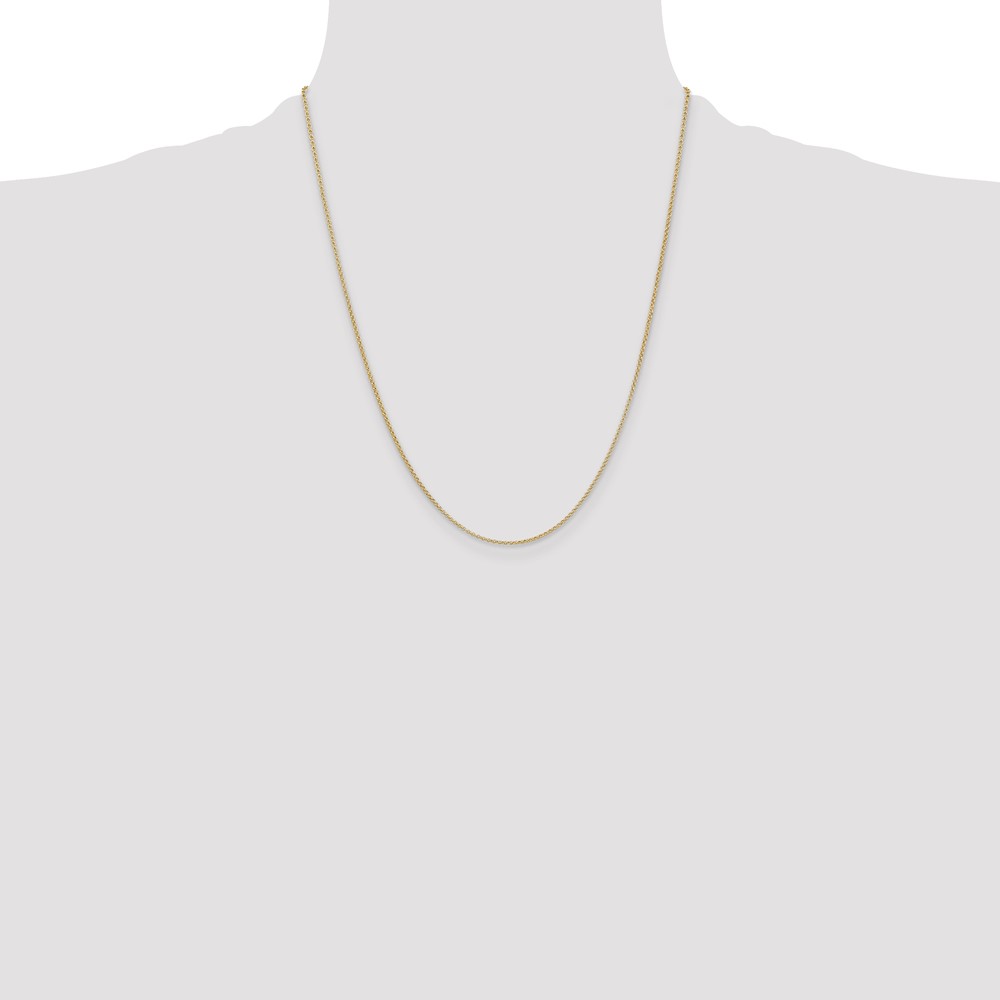 14k 1.55mm Rolo Pendant Chain (PEN321-22)