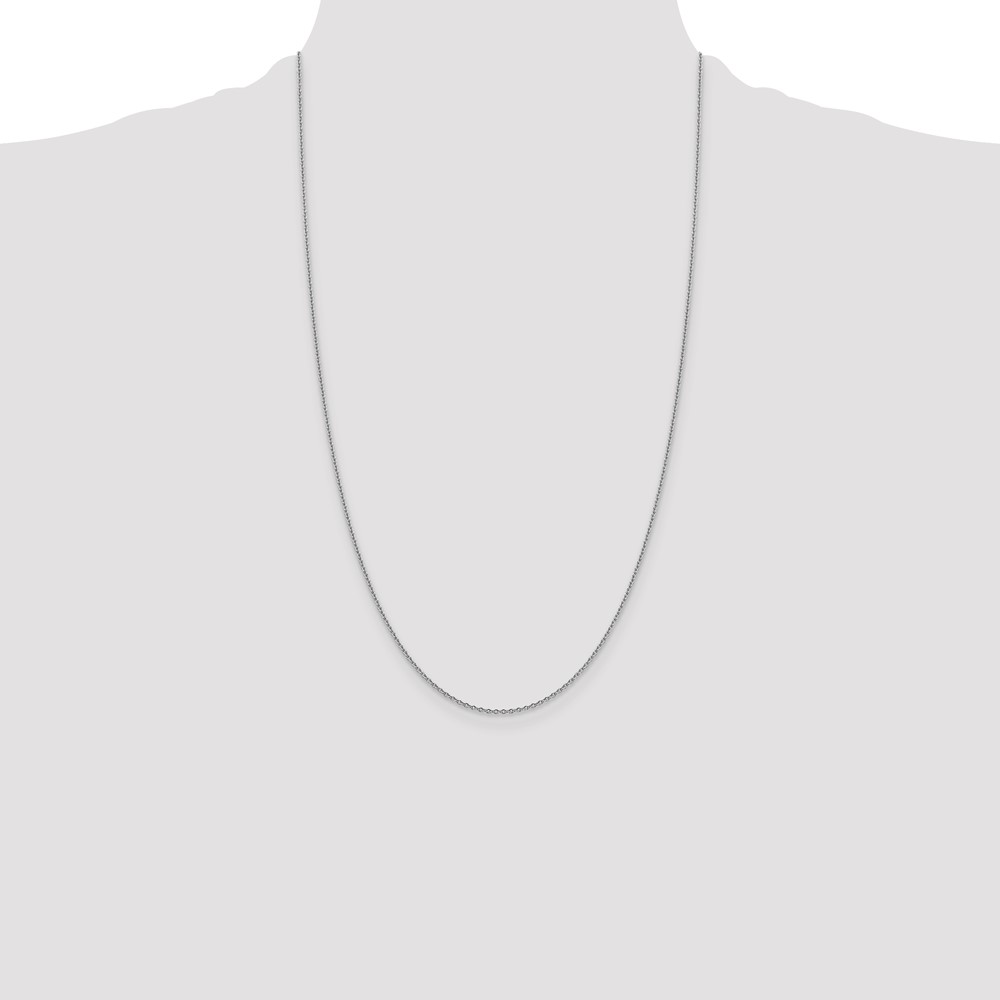 14K 26 inch 1.4mm Forzantine Cable with Lobster Clasp Chain (PEN328-26)