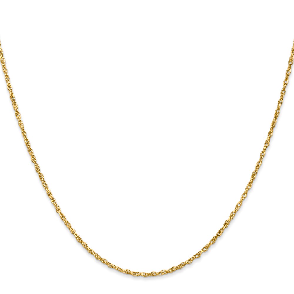 14K 18 inch 1.3 Heavy Baby Rope with Lobster Clasp Chain (PEN6-18)