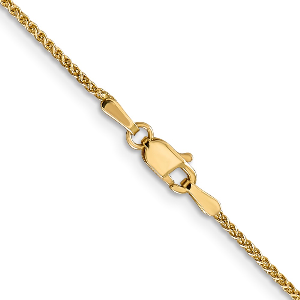 Real 14kt Yellow Gold 1.2mm D/C Spiga Chain; 30 inch | eBay