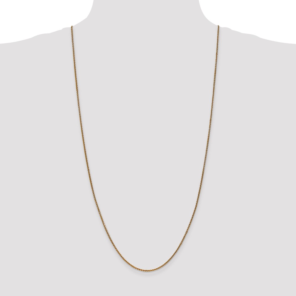 14K 30 inch 1.7mm Diamond-cut Spiga with Lobster Clasp Chain (PEN64-30)