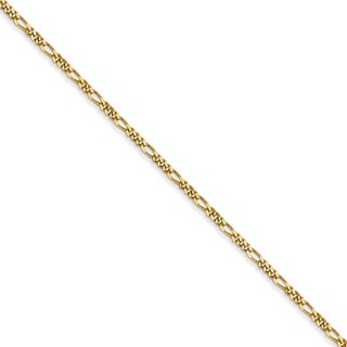 Gold (14K) Figaro Permanent Chain