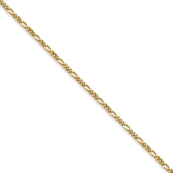 Gold (14K) Figaro Permanent Chain