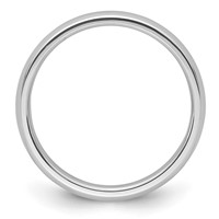 Platinum 3mm Lightweight Comfort-Fit Wedding Band view 2