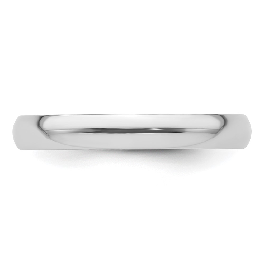 Platinum 3mm Lightweight Comfort-Fit Wedding Band Size 5 (PLWCF030-5)