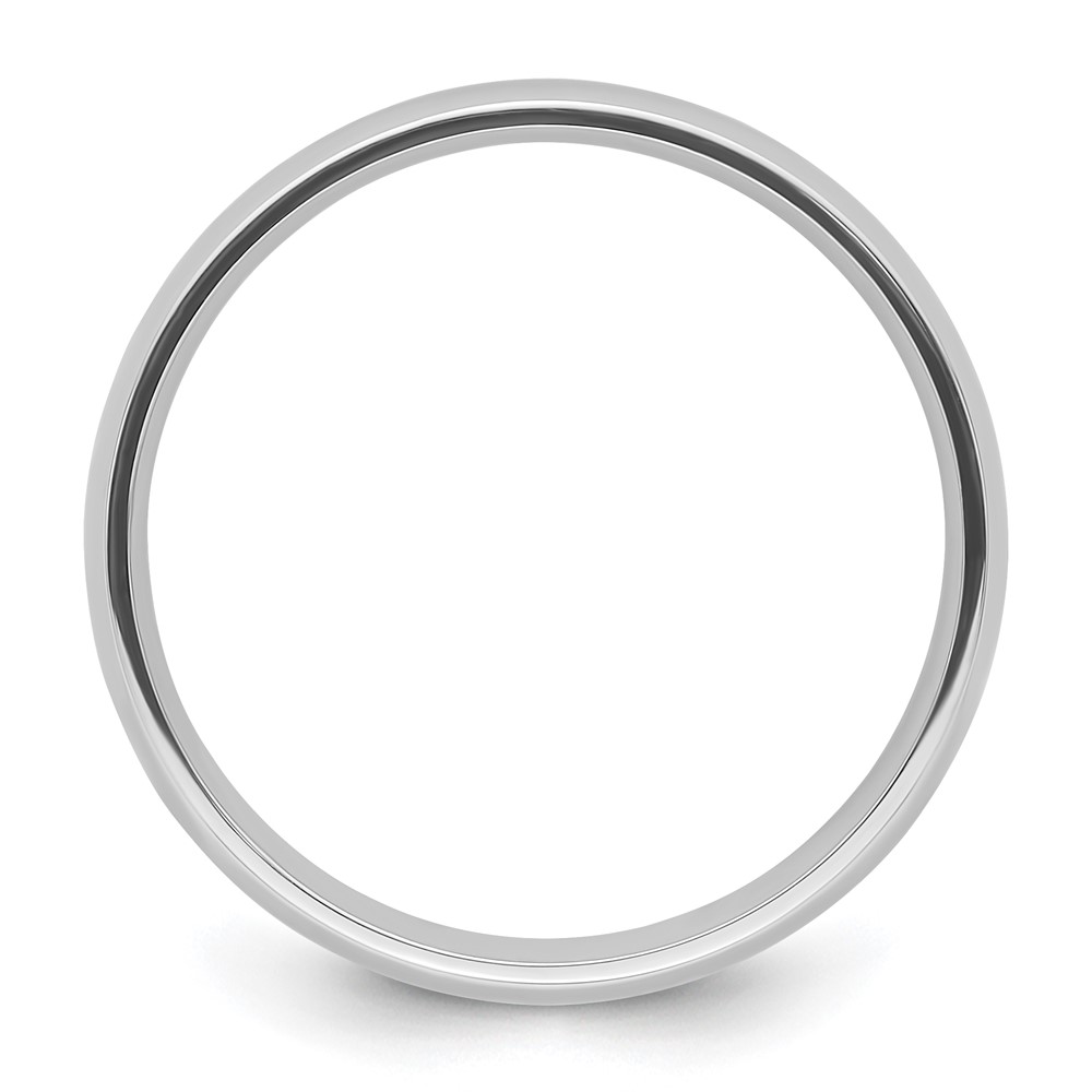 Platinum 5mm Lightweight Comfort-Fit Wedding Band Size 8 (PLWCF050-8)