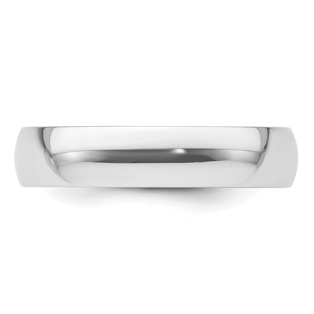Platinum 5mm Lightweight Comfort-Fit Wedding Band Size 8 (PLWCF050-8)