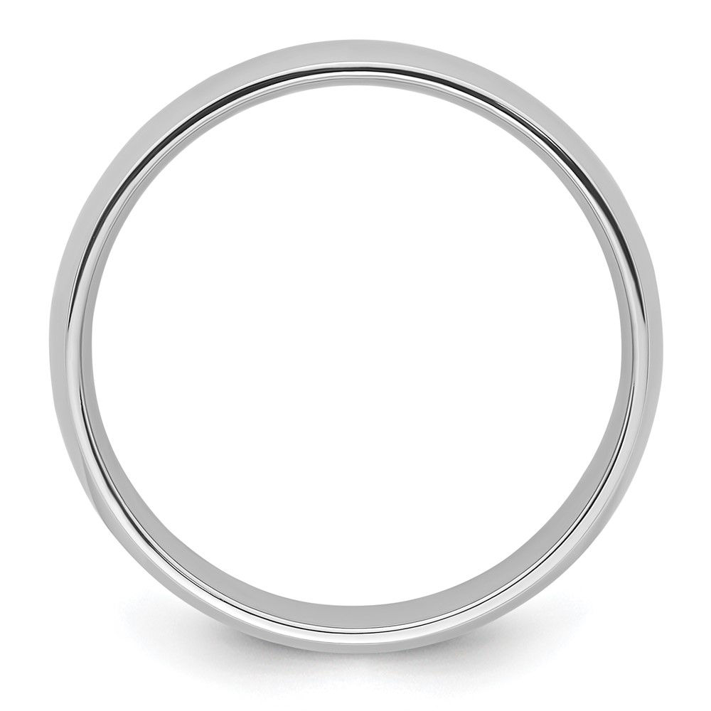 Platinum 6mm Lightweight Comfort-Fit Wedding Band Size 11.5 (PLWCF060-11.5)