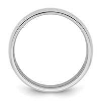 Platinum 8mm Lightweight Comfort-Fit Wedding Band view 2