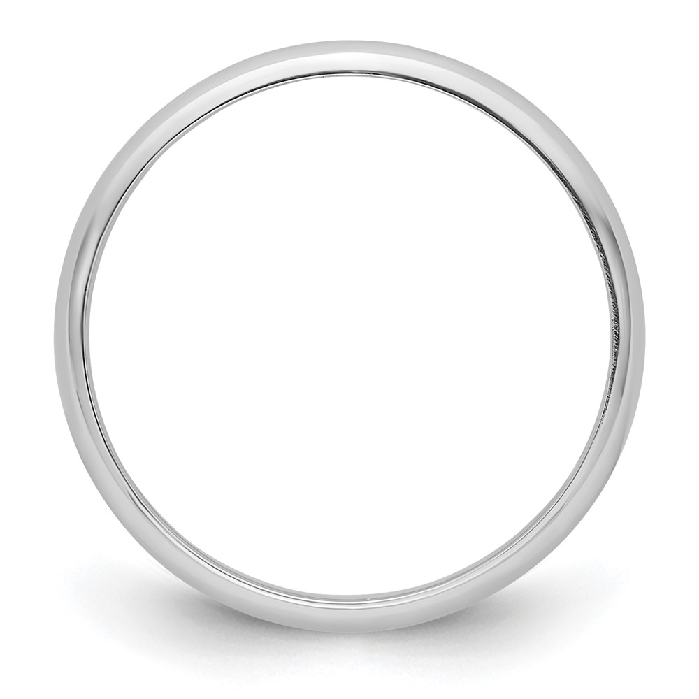 Platinum 3mm Half Round Featherweight Wedding Band Size 11.5 (PLWHR030-11.5)