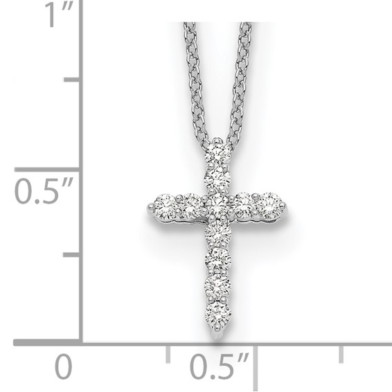 True Origin Lab Grown Diamond Cross Pendant Necklaces