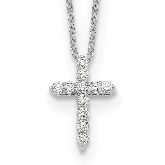 True Origin Lab Grown Diamond Cross Pendant Necklaces