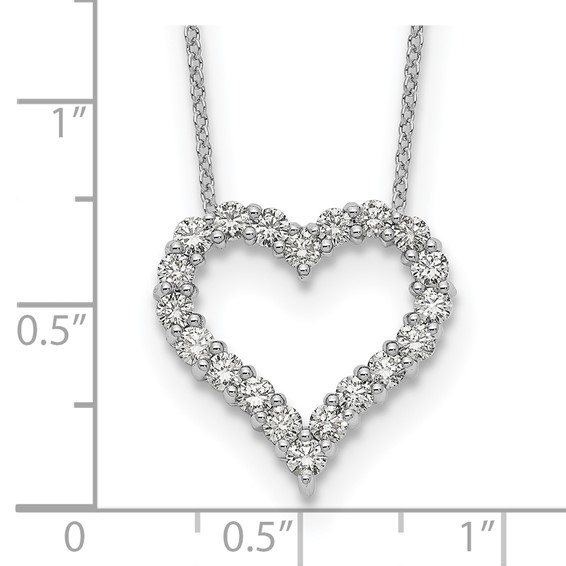 Diamond Heart Pendant Necklaces