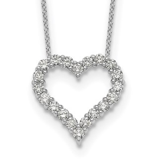 Diamond Heart Pendant Necklaces
