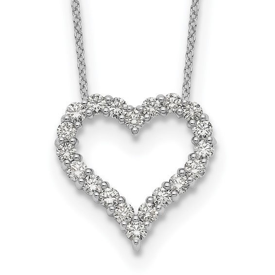 Diamond Heart Pendant Necklaces