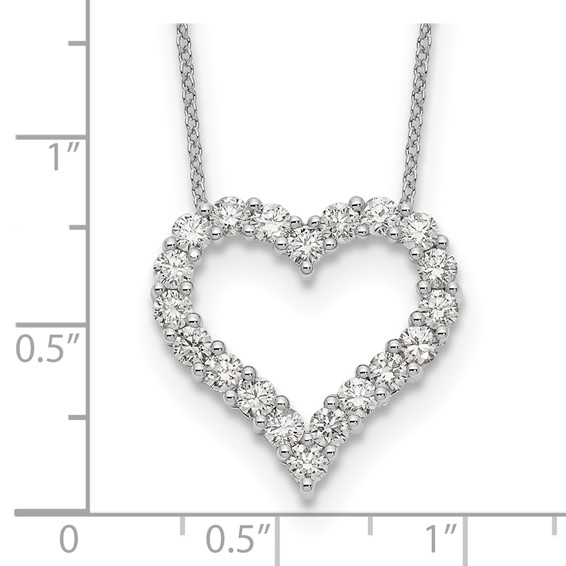 True Origin Lab Grown Diamond Heart Pendant Necklaces