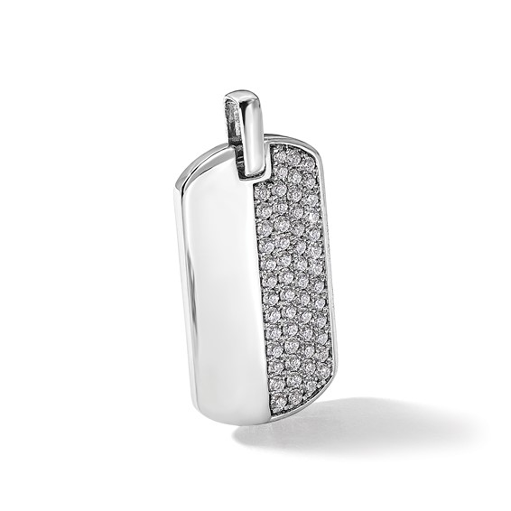 True Origin Lab Grown Diamond Men's Dog Tag Pendants