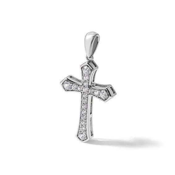 True Origin Lab Grown Diamond Men's Cross Pendants