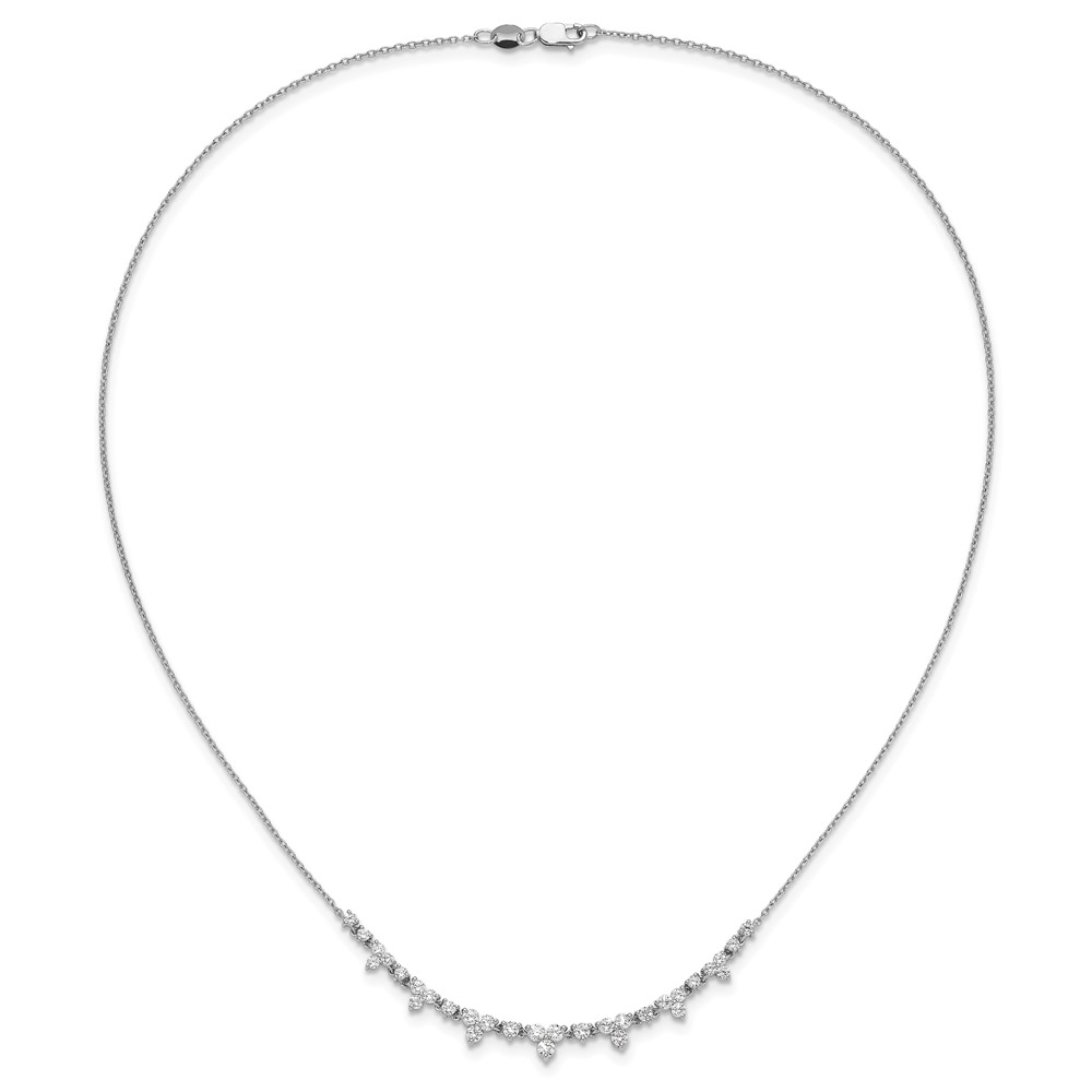 True Origin 14k White Gold 1 1/2 carat Lab Grown Diamond VS DEF 18 inch Necklace (PM10021-152-WLD-18)