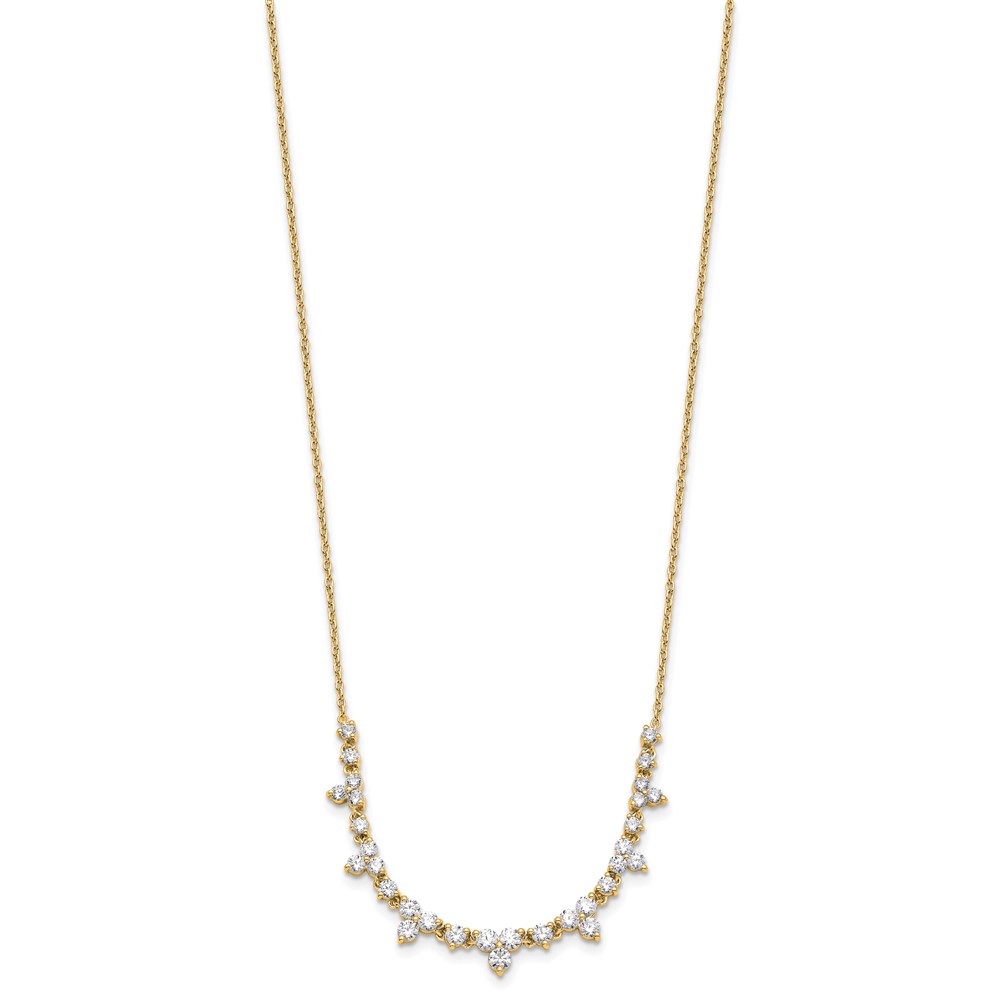 True Origin 14k 1 1/2 carat Lab Grown Diamond VS DEF 18 inch Necklace (PM10021-152-YLD-18)