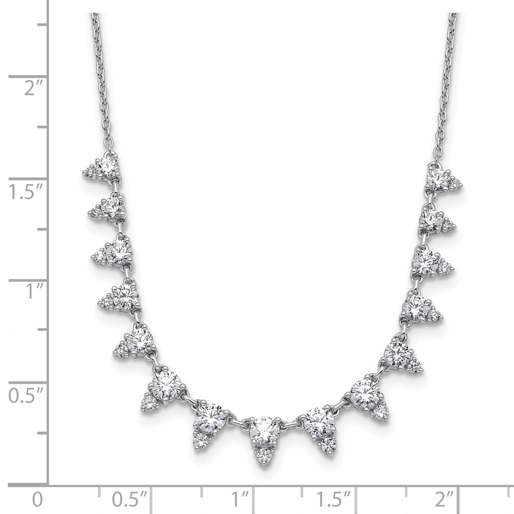 True Origin 14k White Gold 2 carat Lab Grown Diamond VS DEF 18 inch Necklace (PM10022-203-WLD-18)