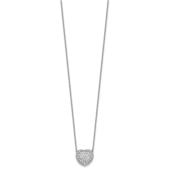 True Origin Lab Grown Diamond Heart Necklaces
