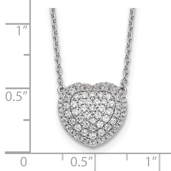 True Origin Lab Grown Diamond Heart Necklaces