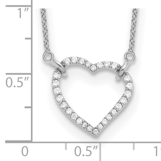 True Origin Lab Grown Diamond Heart Pendant Necklaces