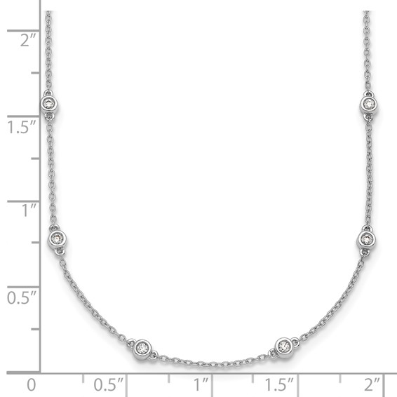 Diamond Station Cable Necklaces