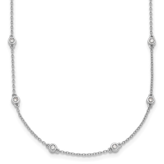 Diamond Station Cable Necklaces