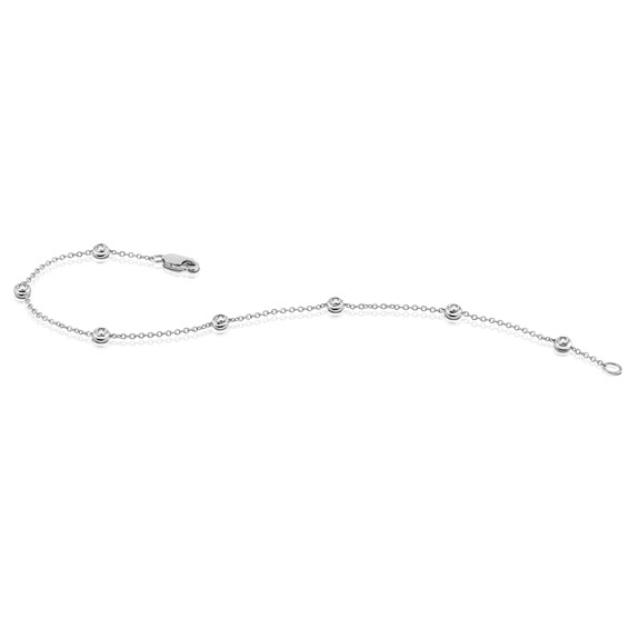 14ky True Origin Lab Grown Diamond Station Bracelets & Anklets