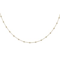 True Origin 14K Yellow Gold 1.17 Carat Lab Grown Diamond VS+ F+ Complete 18 Station Necklace, 18" view 3
