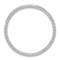 14K White Gold 1.50 Carat Lab Grown Diamond VS SI+ G+ Complete Circle Chain Slide Pendant view 3