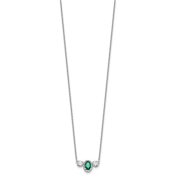 Gold Diamond and Gemstone Necklace