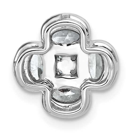 Gold Lab Grown Diamond Chain Slide