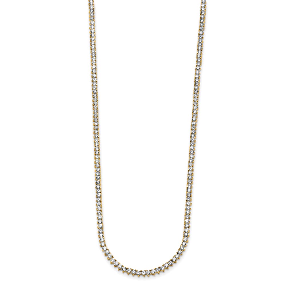 True Origin 14k 8 1/10 carat Lab Grown Diamond VS DEF 20 inch Tennis Necklace (PM11001-815-LD-20)