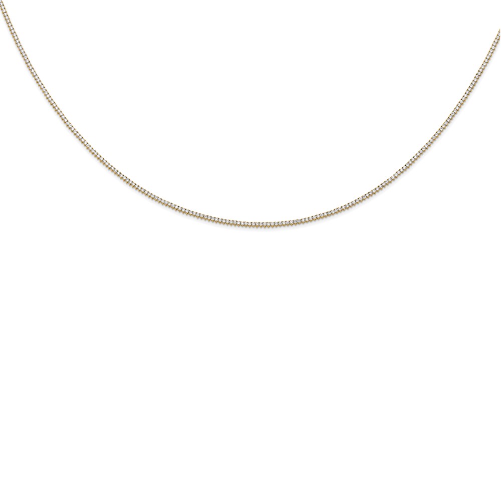 True Origin 14k 8 1/10 carat Lab Grown Diamond VS DEF 20 inch Tennis Necklace (PM11001-815-LD-20)
