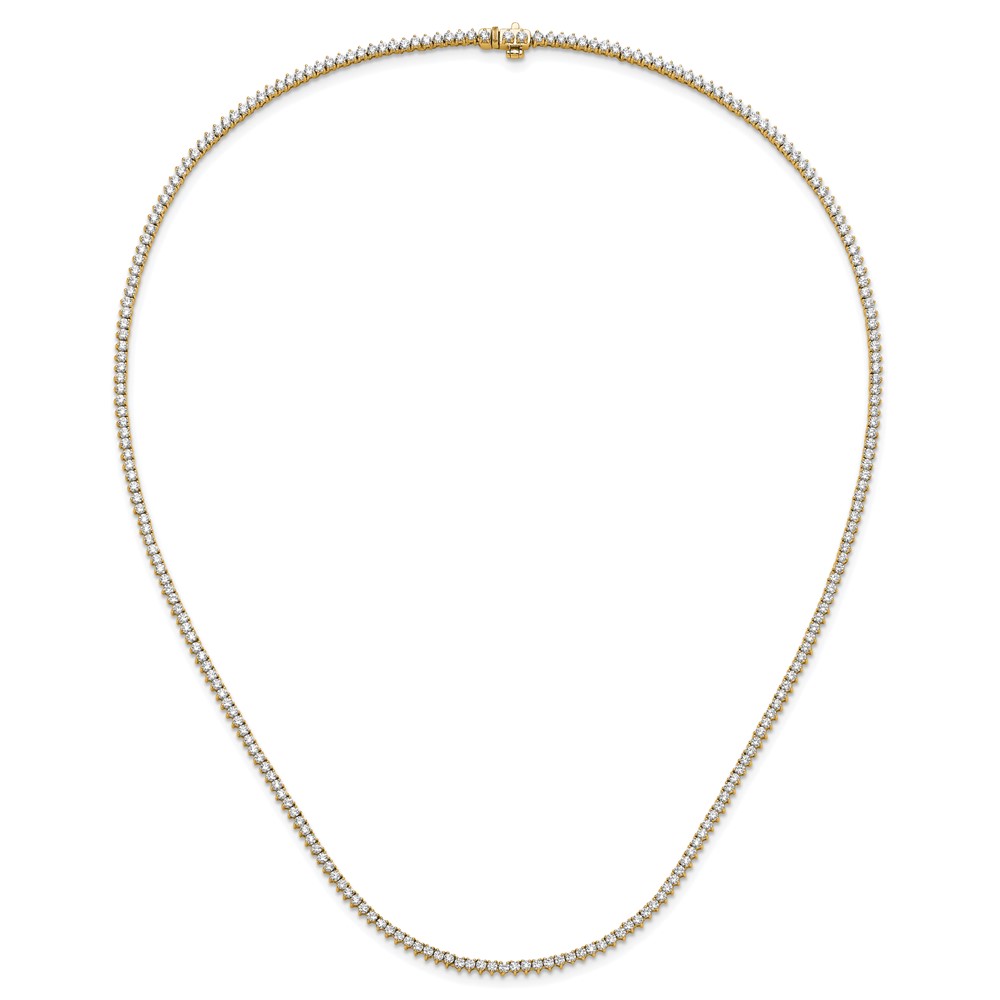 True Origin 14k 8 1/10 carat Lab Grown Diamond VS DEF 20 inch Tennis Necklace (PM11001-815-LD-20)