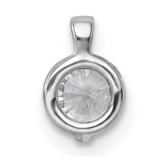 Gold Lab Grown Diamond Solitaire Pendants