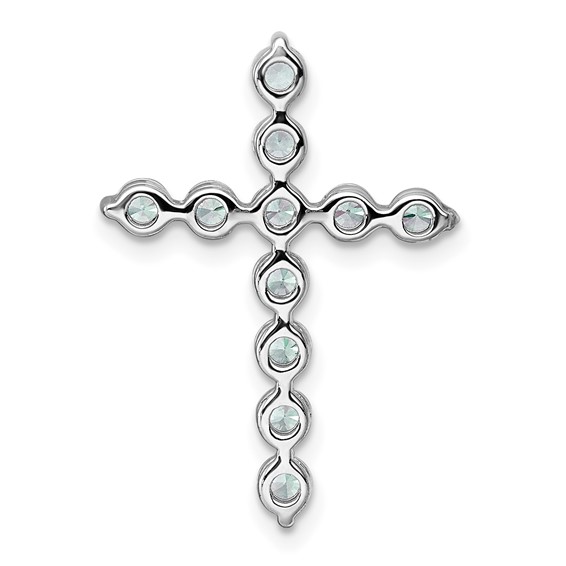 Gold Lab Grown Diamond Cross Pendant