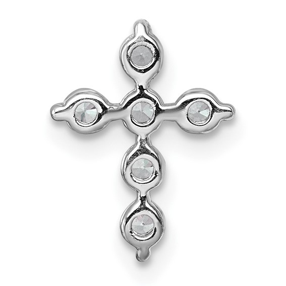 Gold Lab Grown Diamond Cross Pendant