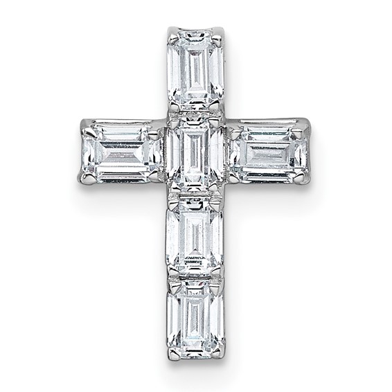 Gold Lab Grown Diamond Cross Pendant